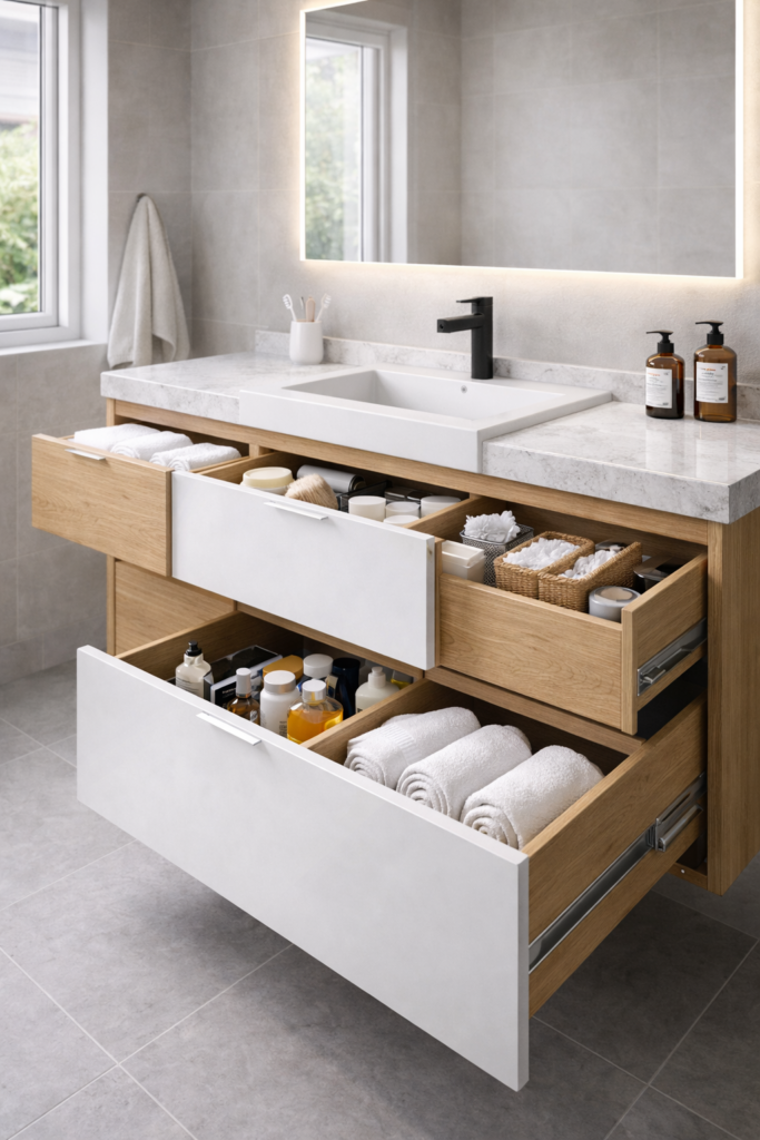 mueble en baño de melamina juliaca 4